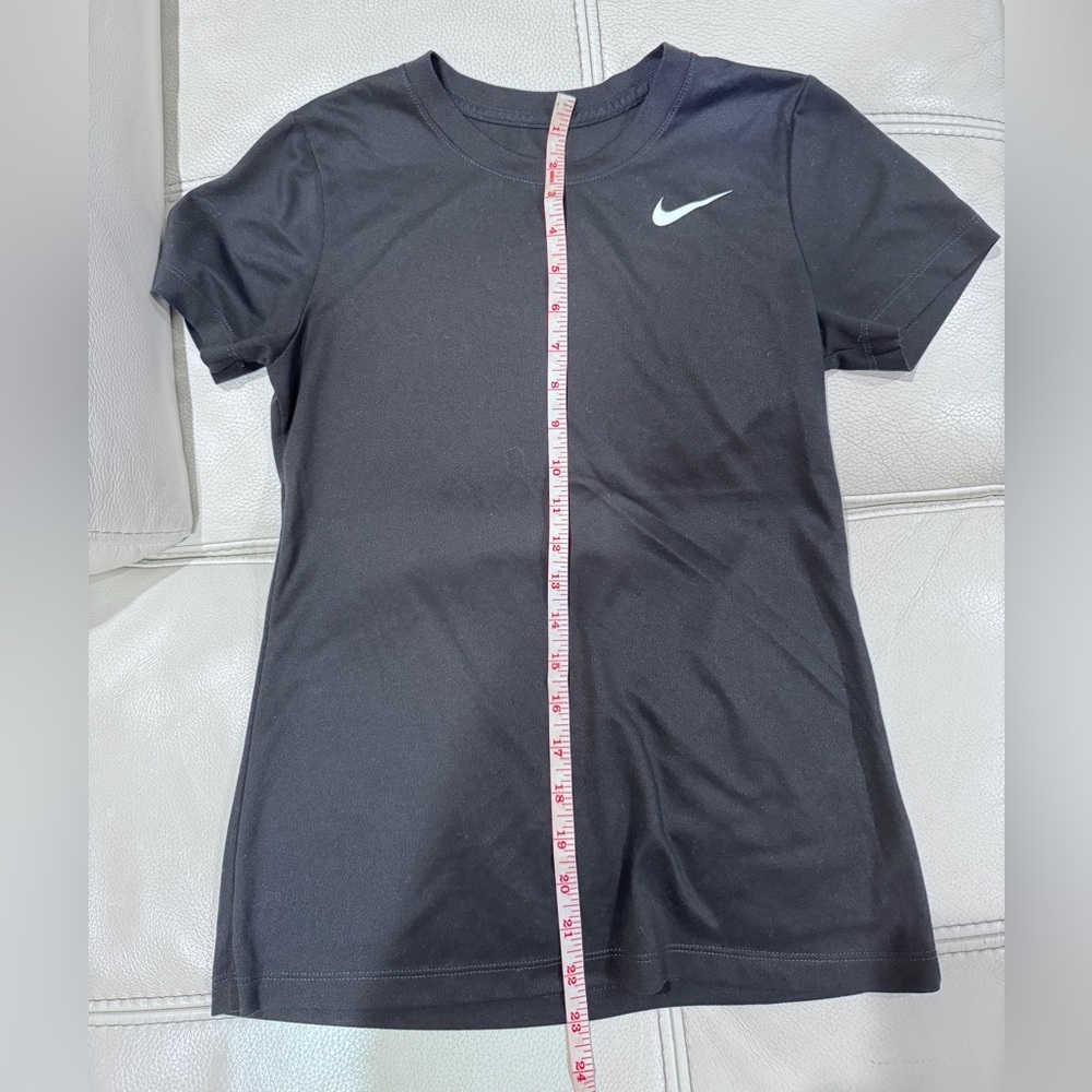 Nike Shirt Women's XS Black Dry Running Top Dri-Fit Mesh Lightweight Athletic - Picture 6 of 8